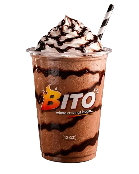 Vegan coffee chocolate shake