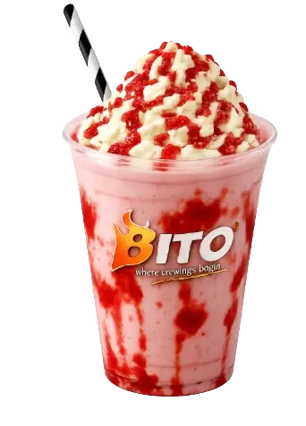 Strawberry and cream Shake
