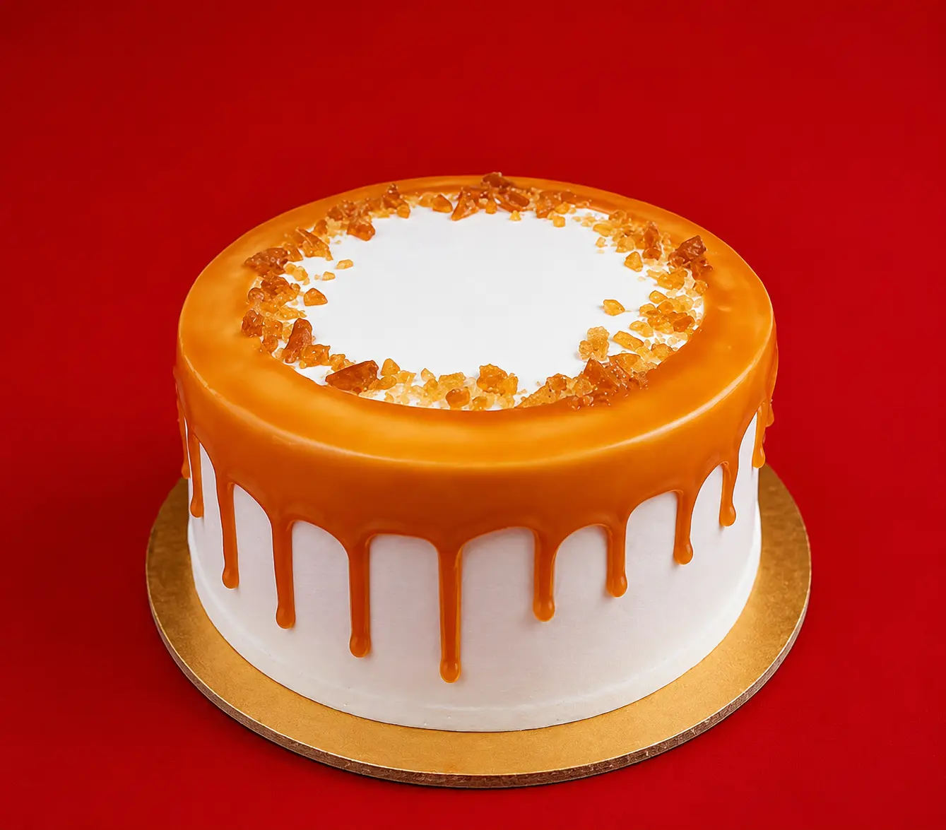 vanilla caramel crunch cake